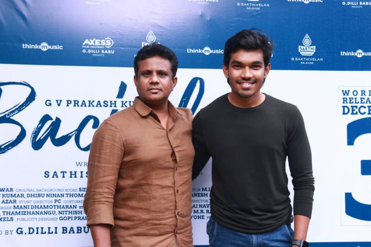 AXESS FILM FACTORY G. DILLI BABU PRESENTS  SATHISH SELVAKUMAR DIRECTORIAL  GV PRAKASH KUMAR-DIVYABHARATHI STARRER “BACHELOR” PRE-RELEASE EVENT 