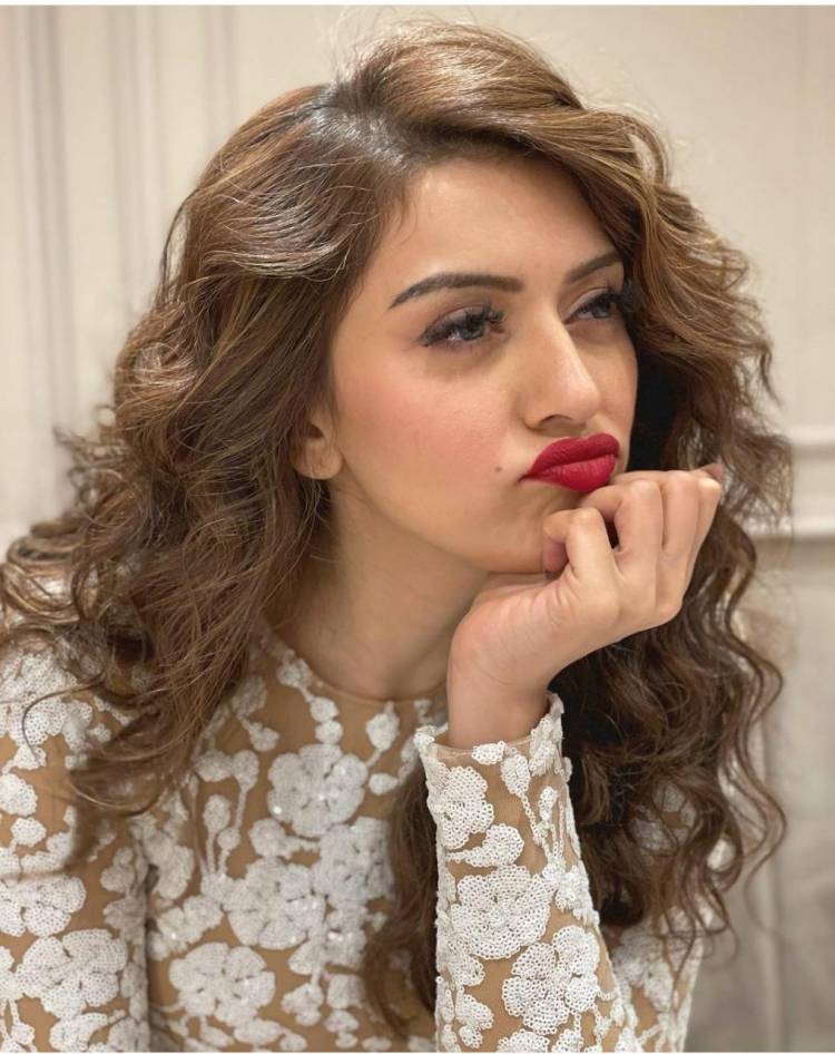 "Actress Hansika Motwani"  From the Desk of Hansika Motwani