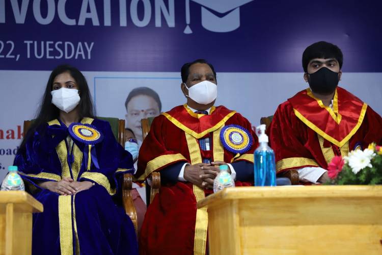 Vels University honours TR Silambarasan with an honorary doctorate at the 11th Annual Convocation Ceremony 