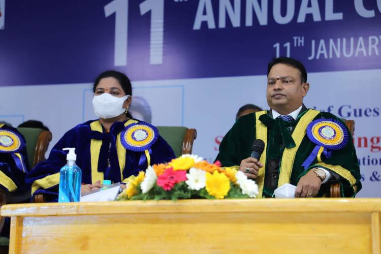 Vels University honours TR Silambarasan with an honorary doctorate at the 11th Annual Convocation Ceremony 