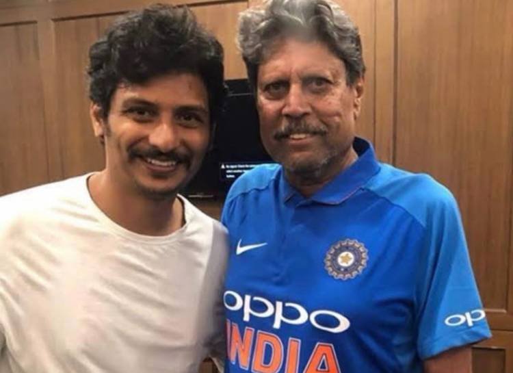 நடிகர் ஜீவா இந்திய சினிமாவின் நாயகன் ஆனார். கிரிக்கெட்டில் முதல் உலக கோப்பையெய்  வாங்கிய கபில்தேவ் பற்றிய #83 படத்தில் நடித்ததின் மூலம் இந்தியா முழுக்க  கொண்டாடப்படுகிறார்.