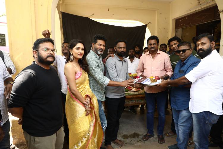 படப்பிடிப்புடன் தொடங்கிய பிரபுதேவாவின் ‘ரேக்ளா’