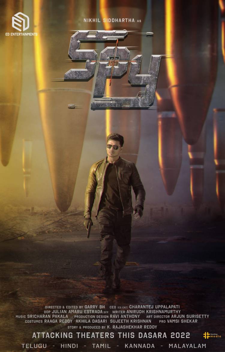 நடிகர் நிகில்,  இயக்குநர் கேரி BH மற்றும் ED Entertainment இணையும்,  பான் இந்திய பிரமாண்ட  திரைப்படம்  “ஸ்பை” ! 
