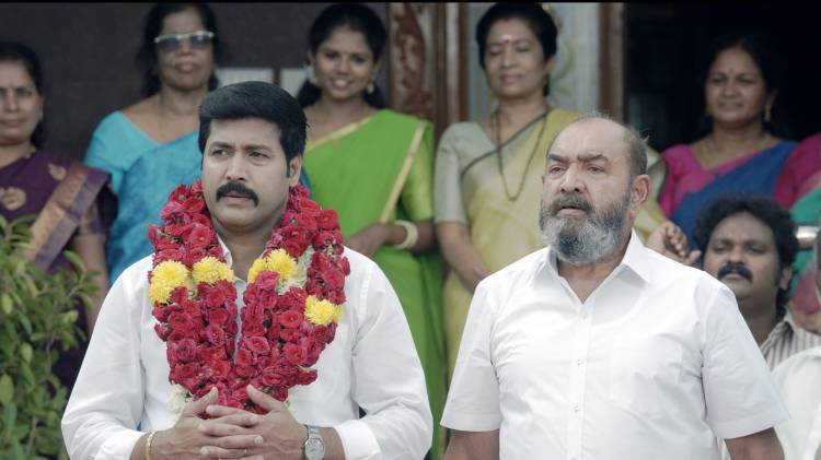 ஸ்ரீ அம்மன் மீடியாஸ்  தயாரிப்பில் திரைக்கு வர தயார் நிலையில் உள்ள புதிய திரைப்படம் "அமைச்சர்".