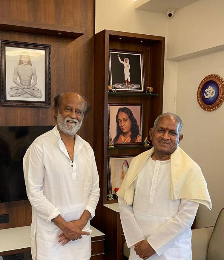 இசைஞானி இளையராஜா ரிகர்சலுக்கு வந்த சூப்பர்ஸ்டார் ரஜினிகாந்த் கைதட்டி பாடல்களை ரசித்தார்