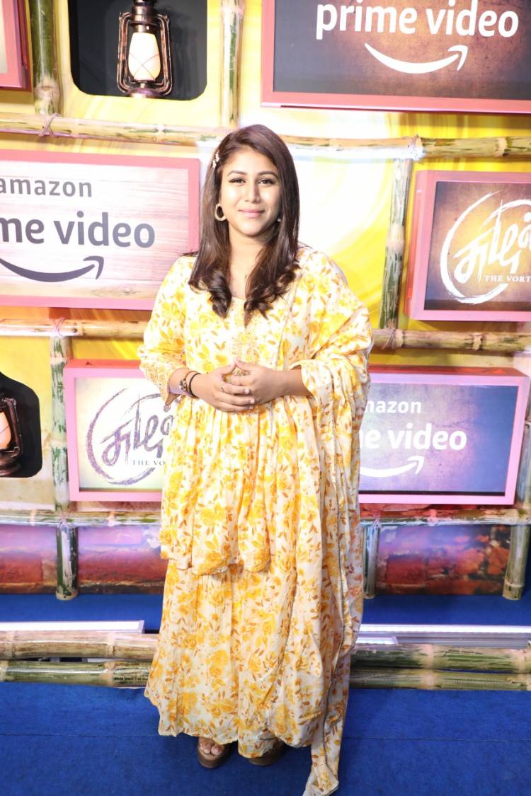 Gayatri- Pushkar, creators of Amazon Prime Video original Suzhal- The Vortex held a screening for their friends in the film fraternity in Chennai today.