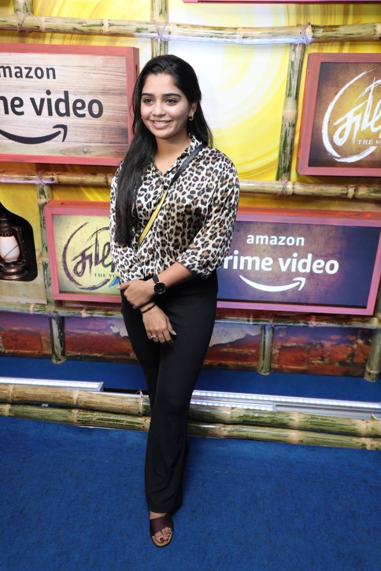 Gayatri- Pushkar, creators of Amazon Prime Video original Suzhal- The Vortex held a screening for their friends in the film fraternity in Chennai today.