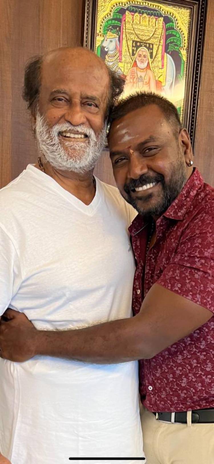 சந்திரமுகி 2 படத்திற்காக  சூப்பர் ஸ்டார் ரஜினியிடம் ஆசி பெற்றார் ராகவா லாரன்ஸ்