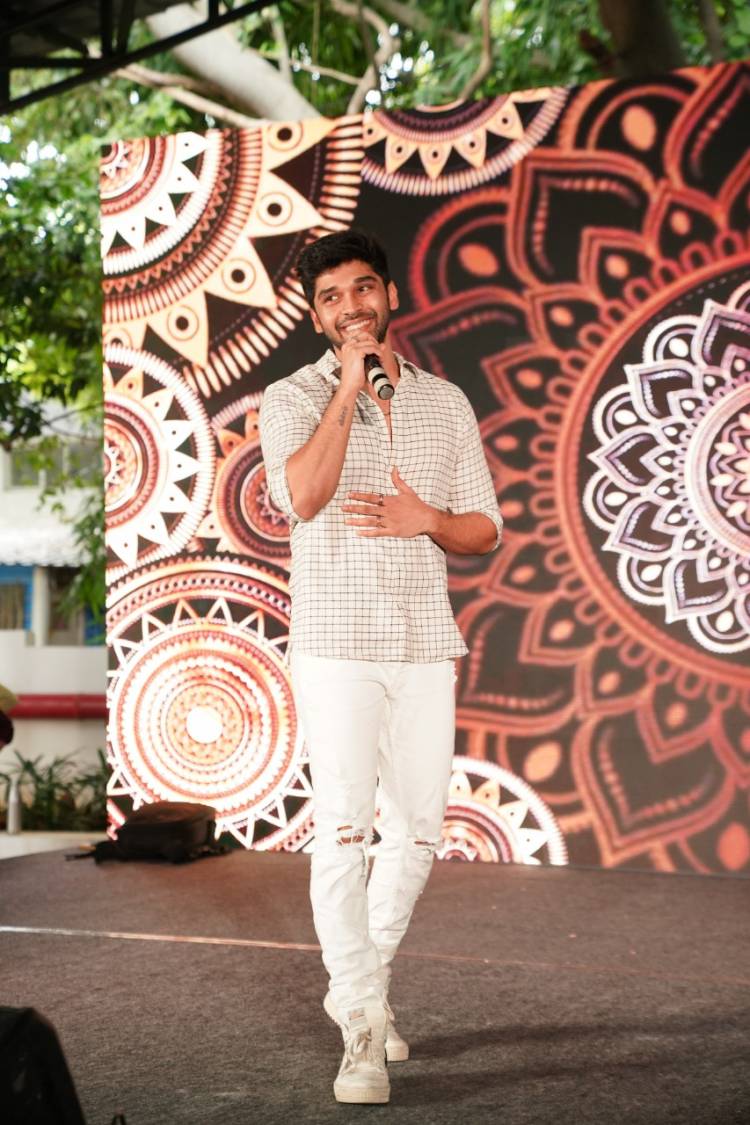 மகளிர் கல்லூரியின் விழாவில் கலந்து கொண்ட துருவ் விக்ரம்