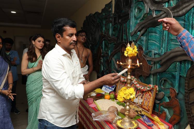 Actress Hansika - Director R.Kannan New Film Shooting Commenced With Pooja Today 