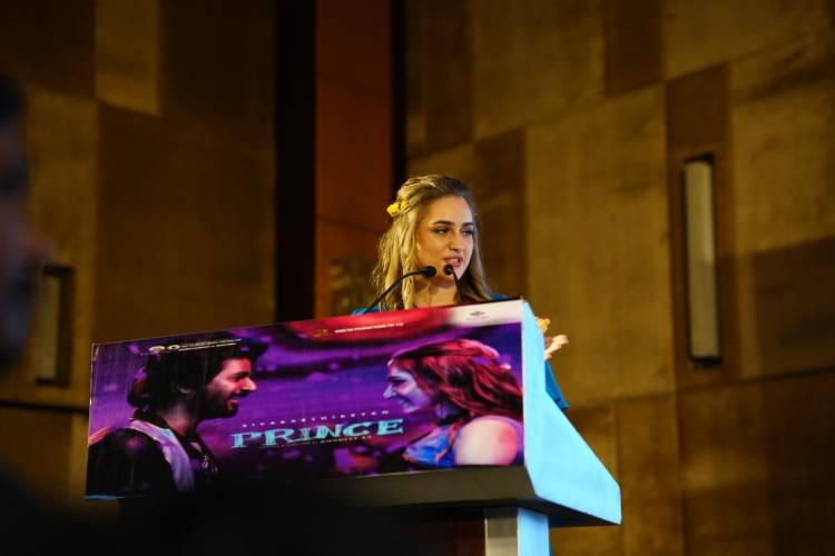 ‘ப்ரின்ஸ்’ படப் பத்திரிக்கையாளர்கள் சந்திப்பு!