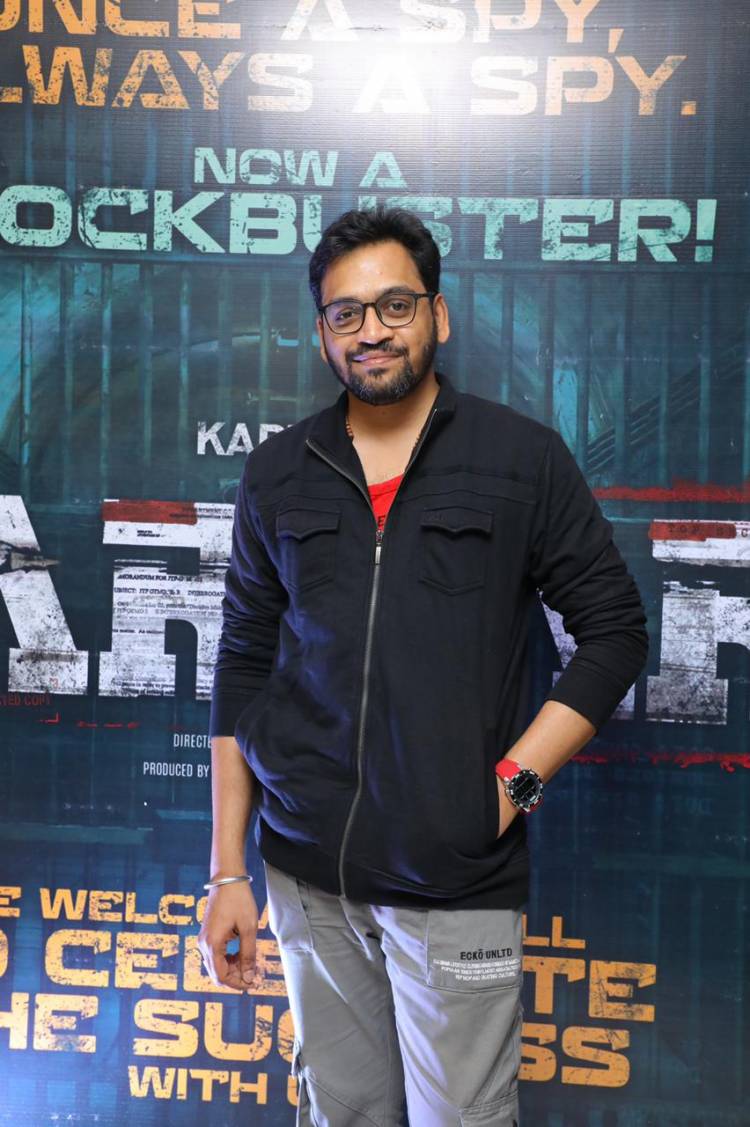 Actor Karthi has won hearts of the people following the Hat-trick Hit.