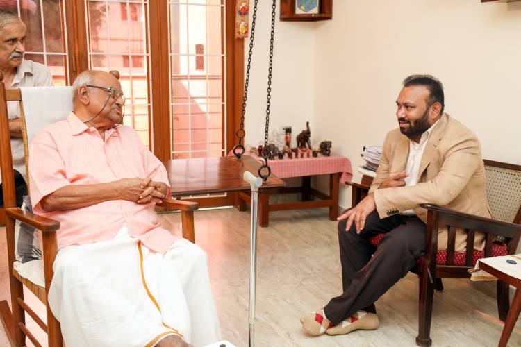 அமரர் கல்கி கிருஷ்ணமூர்த்தியின் அறக்கட்டளைக்கு 'பொன்னியின் செல்வன்' தயாரிப்பாளர்கள் ஒரு கோடி நன்கொடை