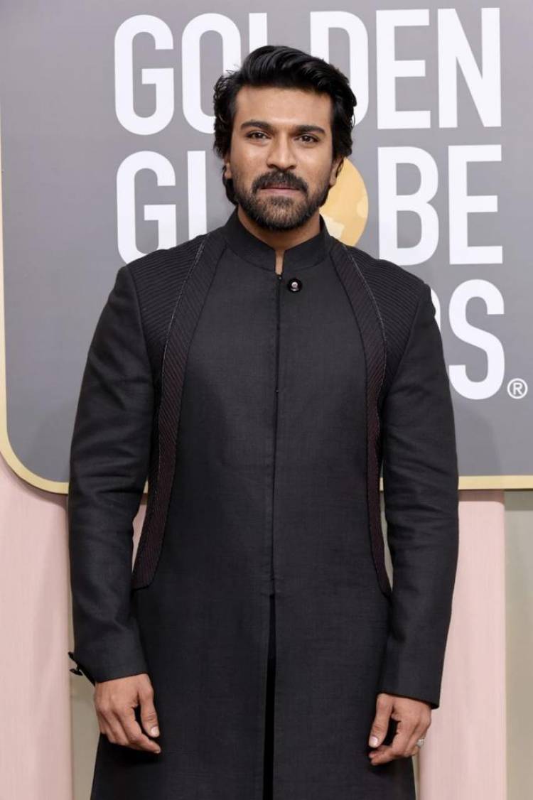 It was a beautiful torture and look where it got us - Ram Charan to Variety's Marc Malkin at the Digital Pre Show Red Carpet Interview, also asks him to invite one of the Indian Superhero's to Hollywood! A GLOBAL STAR!