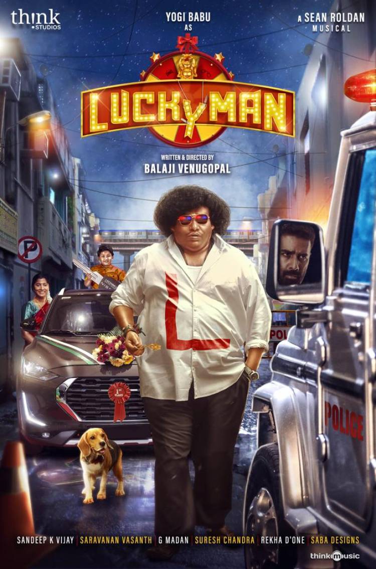 திங்க் ஸ்டுடியோஸ் தயாரிப்பில் பாலாஜி வேணுகோபால் இயக்கத்தில் யோகிபாபு நடிக்கும் 'லக்கி மேன்'