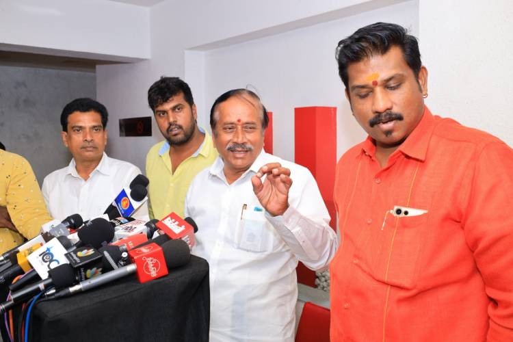 தண்ணி நல்லது.. டாஸ்மாக் நல்லதல்ல ; மாவீரன் பிள்ளை படம் பற்றி ராதாரவி பேச்சு