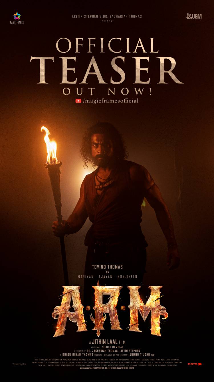 ARM: Teaser of Tovino Thomas starrer gets unveiled; actor gears up for his first pan India release 
