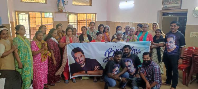 ஆதரவற்றோர் இல்லத்தில் நடிகர் ரகுமானின் பிறந்த நாளை கொண்டாடிய ரசிகர்கள்