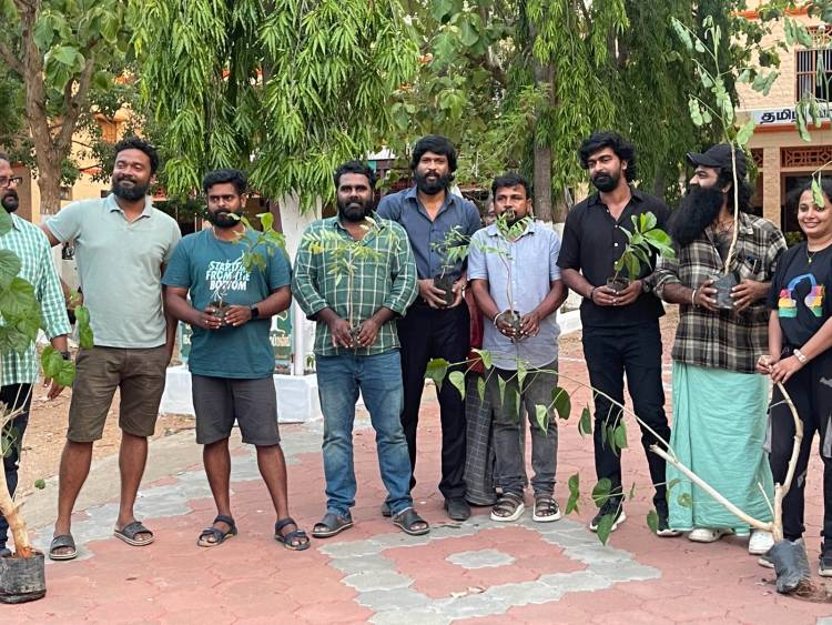 உலக சுற்றுசூழல் தினம்: "கட்டிஸ் கேங்" படக்குழுவினருடன் மரக்கன்றுகள் நட்ட நடிகர் சௌந்தரராஜா 
