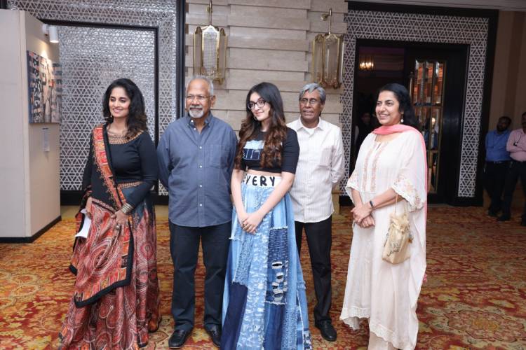 Filmmaker Mani Ratnam and Music Director A.R. Rahman visit Actress Shamlee’s solo art show “SHE” 