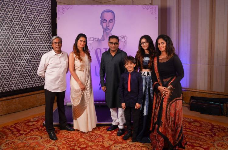 Filmmaker Mani Ratnam and Music Director A.R. Rahman visit Actress Shamlee’s solo art show “SHE” 