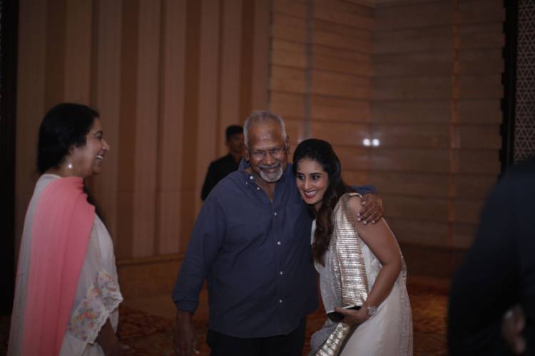 Filmmaker Mani Ratnam and Music Director A.R. Rahman visit Actress Shamlee’s solo art show “SHE” 