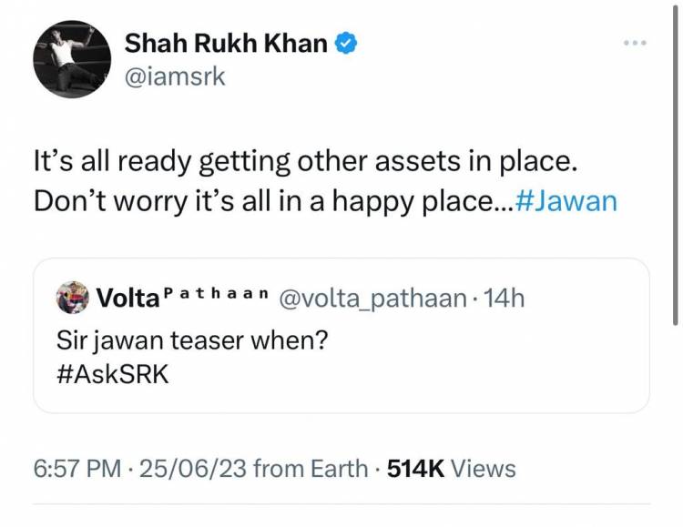 #AskSRK session trends on the internet yet again, as the superstar completes 31 glorious years in film industry – fans are excited for ‘Jawan’!
