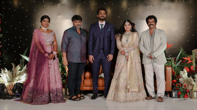 தயாரிப்பாளர் ஐபி கார்த்திகேயனின் மூத்த மகள் டாக்டர் கருணா கார்த்திகேயனின் திருமண வரவேற்பு நிகழ்ச்சியில் பிரபலங்கள் குவிந்தனர்