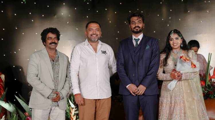 தயாரிப்பாளர் ஐபி கார்த்திகேயனின் மூத்த மகள் டாக்டர் கருணா கார்த்திகேயனின் திருமண வரவேற்பு நிகழ்ச்சியில் பிரபலங்கள் குவிந்தனர்