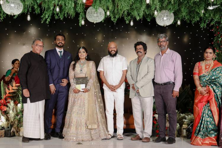 தயாரிப்பாளர் ஐபி கார்த்திகேயனின் மூத்த மகள் டாக்டர் கருணா கார்த்திகேயனின் திருமண வரவேற்பு நிகழ்ச்சியில் பிரபலங்கள் குவிந்தனர்