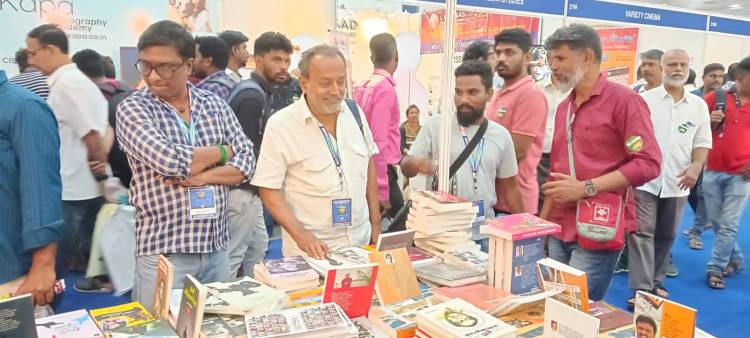 'சினிமா டுடே' வின் சர்வதேச டிஜிட்டல் கண்காட்சியில், 69-ஆண்டு பாரம்பரியம் கொண்ட  'சினிமா பத்திரிகையாளர் சங்கத்'தின் புத்தக விற்பனை மையம்!