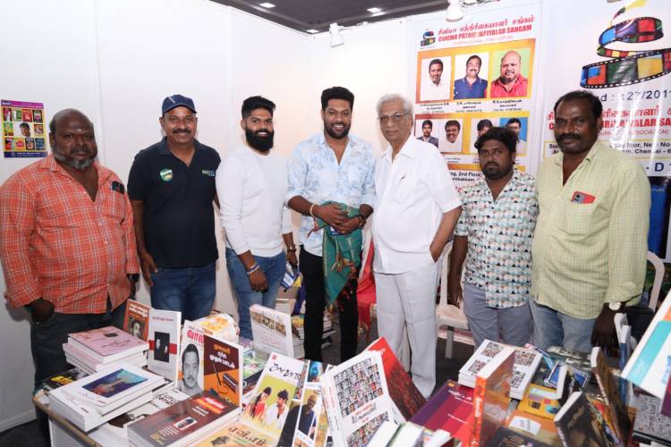 'சினிமா டுடே' வின் சர்வதேச டிஜிட்டல் கண்காட்சியில், 69-ஆண்டு பாரம்பரியம் கொண்ட  'சினிமா பத்திரிகையாளர் சங்கத்'தின் புத்தக விற்பனை மையம்!