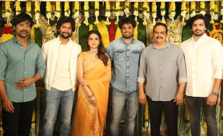 Natural Star Nani, Vivek Athreya, DVV Entertainment Pan India Film Suryavin Sanikizhamai Launched Grandly