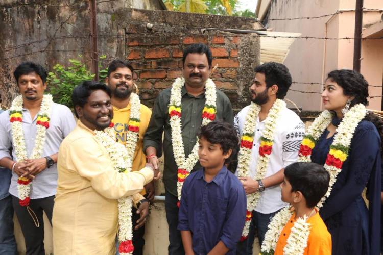 Olympia Movies S. Ambeth Kumar presents Filmmaker Hemanathan R’s directorial RJ Vijay-Anjali Nair starrer “PRODUCTION NO:8” shooting starts with a Pooja ceremony