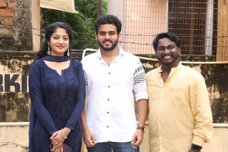 Olympia Movies S. Ambeth Kumar presents Filmmaker Hemanathan R’s directorial RJ Vijay-Anjali Nair starrer “PRODUCTION NO:8” shooting starts with a Pooja ceremony