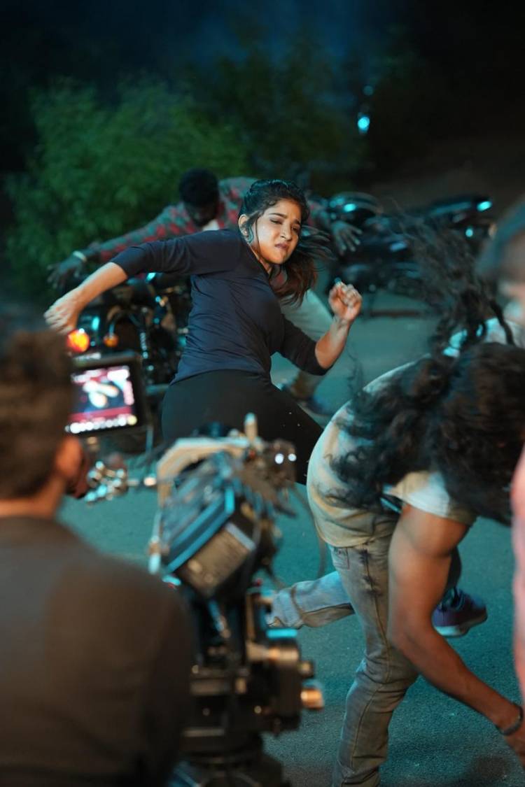 Actor Sakshi Agarwal suffers to injury during an action sequence for her Malayalam film