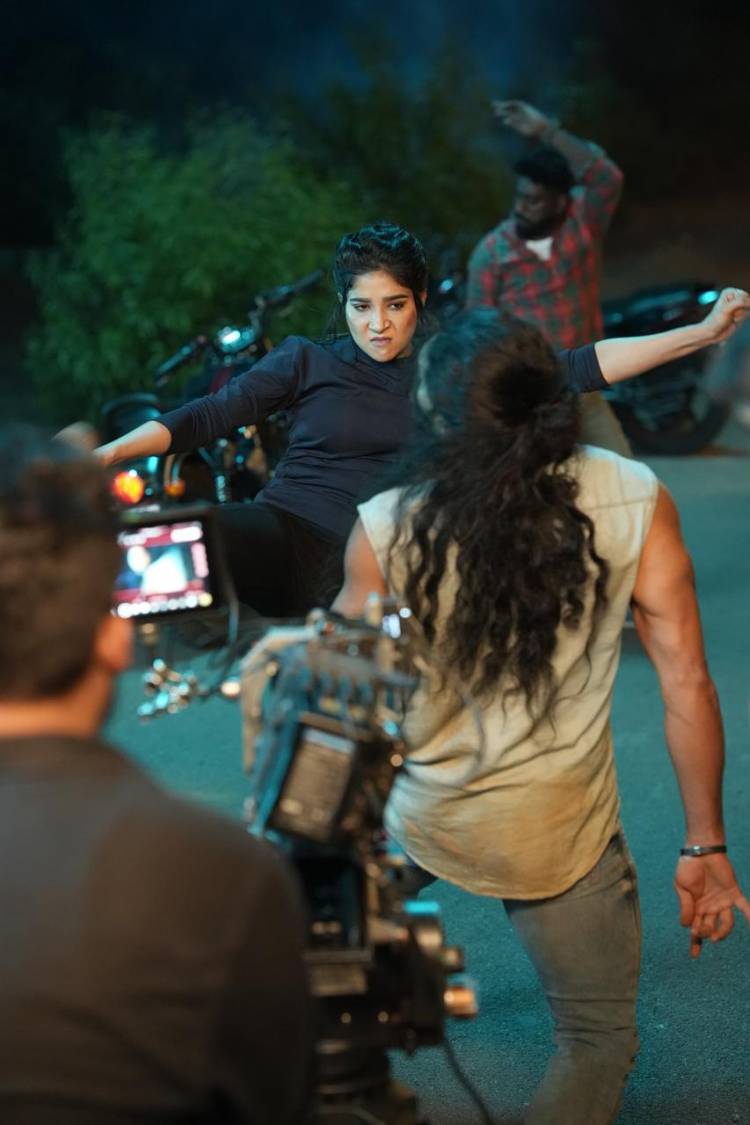 Actor Sakshi Agarwal suffers to injury during an action sequence for her Malayalam film