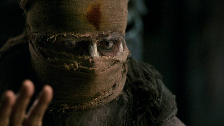 'கல்கி 2898 AD' படத்தில் அமிதாப்பச்சன் அஸ்வத்தாமாவாக நடிக்கிறார். மத்திய பிரதேச மாநிலம் நெமாவாரில் உள்ள தொன்மையான நினைவுச் சின்னங்கள் அமைந்திருக்கும் வளாகத்தில் நடைபெற்ற பிரத்யேக நிகழ்வில் அவரது கதாபாத்திர தோற்றம் வெளியிடப்பட்டது.