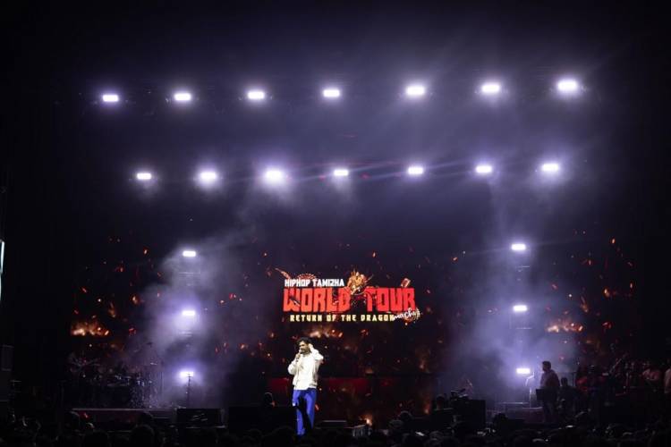 லண்டனில் புகழ்மிகு OVO Arena Wembley இல்,   ஹிப்ஹாப் தமிழா ஆதியின் கடைசி உலகப்போர் ஃபர்ஸ்ட் லுக் !!