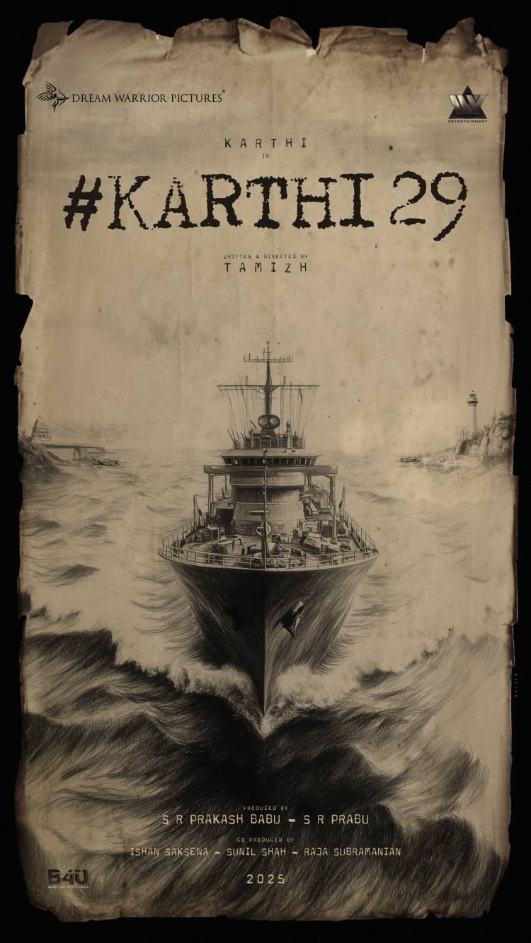 ட்ரீம் வாரியர் பிக்சர்ஸ் தயாரிப்பில் #Karthi29 பிரம்மாண்ட துவக்கம்