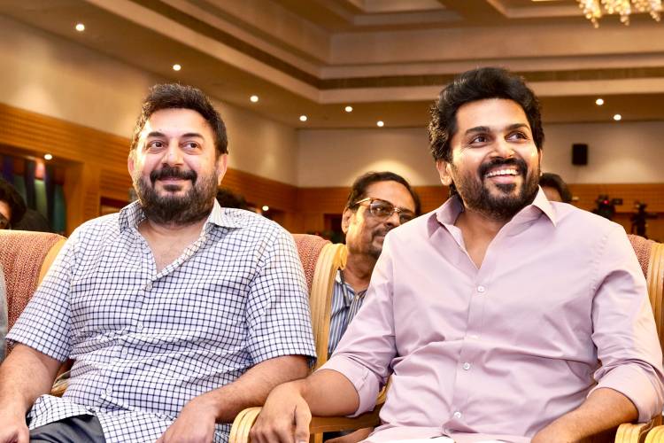 “கார்த்தியின் நடிப்புக்கு கிடைத்த பாராட்டுகள் தான் எனக்கு மிகப் பெருமையாக இருந்தது” ; அர்விந்த்சாமி 