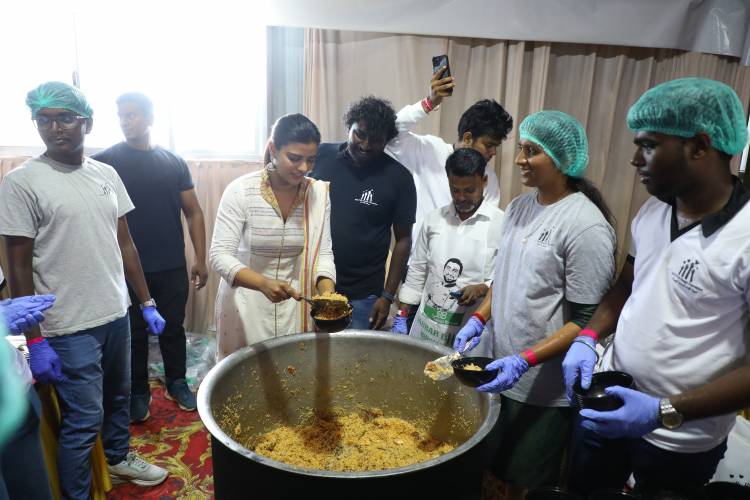 ஐஸ்வர்யா ராஜேஷ் & இயக்குநர் லோகேஷ் கனகராஜ் தொடங்கி வைத்த 'மொய் விருந்து' உணவு பயணம்