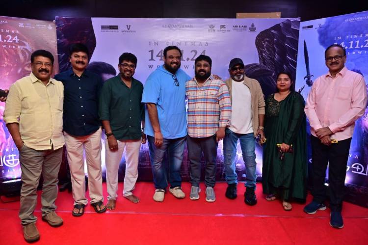 ’கங்குவா’ படத்தின் டிரெய்லர் 3டியில் வெளியீட்டு விழா பிரம்மாண்டமாக நடைபெற்றது!