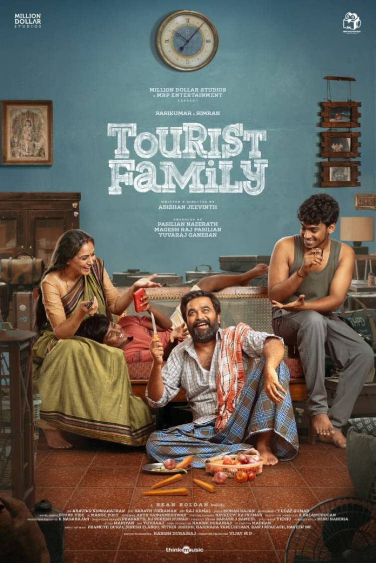 First Look and Title Teaser of 'Tourist Family' Starring Sasikumar and Simran Unveiled by Director Lokesh Kanagaraj