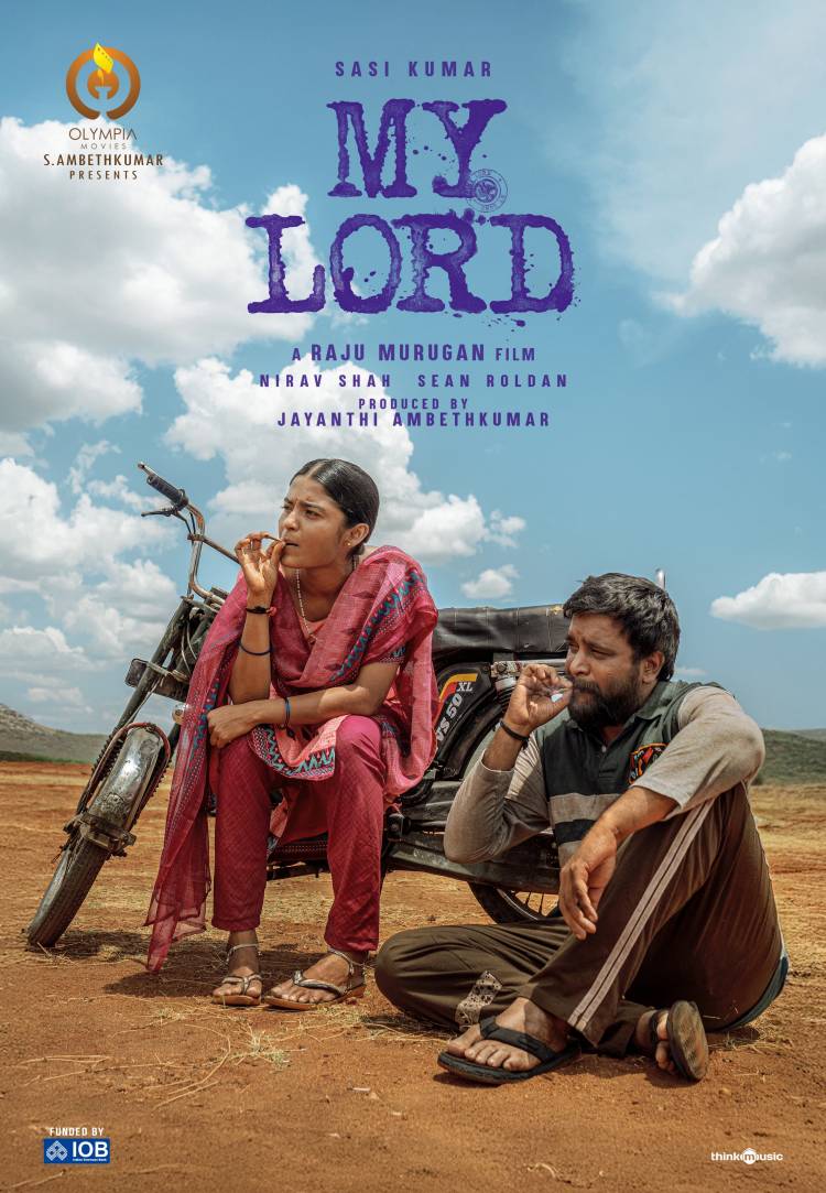 சசிகுமார் - ராஜு முருகன் இணையும் ' மை லார்ட்' படத்தின் ஃபர்ஸ்ட் லுக் வெளியீடு