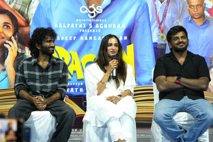 நடிகர் பிரதீப் ரங்கநாதன் நடிக்கும் 'டிராகன்' படத்தின் பத்திரிகையாளர் சந்திப்பு