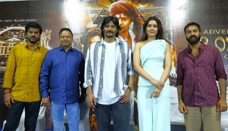 வேல்ஸ் பிலிம் இன்டர்நேஷனல் மற்றும் வேம் இந்தியா இணைந்து தயாரித்திருக்கும் 'அகத்தியா' படத்தின் பத்திரிகையாளர் சந்திப்பு