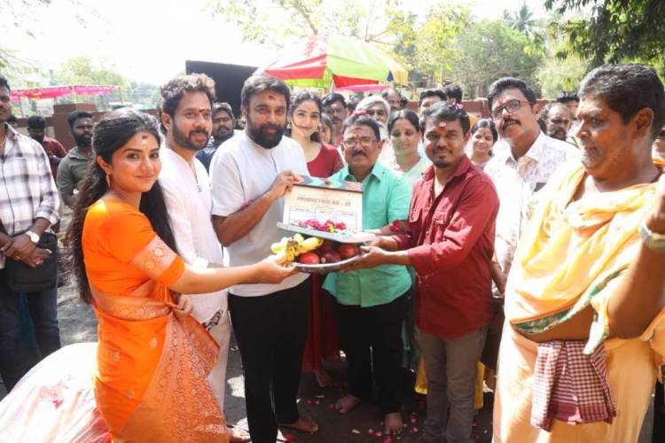 சசிகுமார், சத்யராஜ் மற்றும் பரத் நடிக்கும் குடும்பத்துடன் காணக்கூடிய பொழுதுபோக்கு திரைப்படத்தின் படப்பிடிப்பு பூஜையுடன் தொடங்கியது!