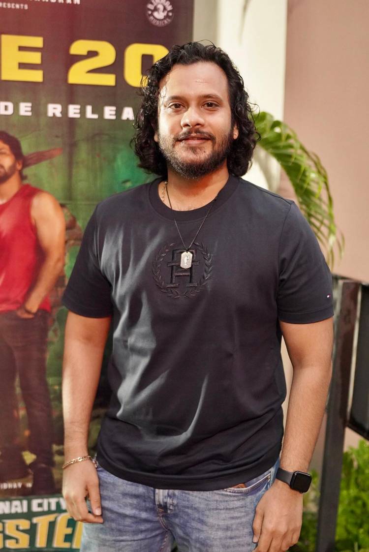 Team Chennai City Gangsters meets the Press ahead of release, promising a solid entertainer on June 20th, 2025