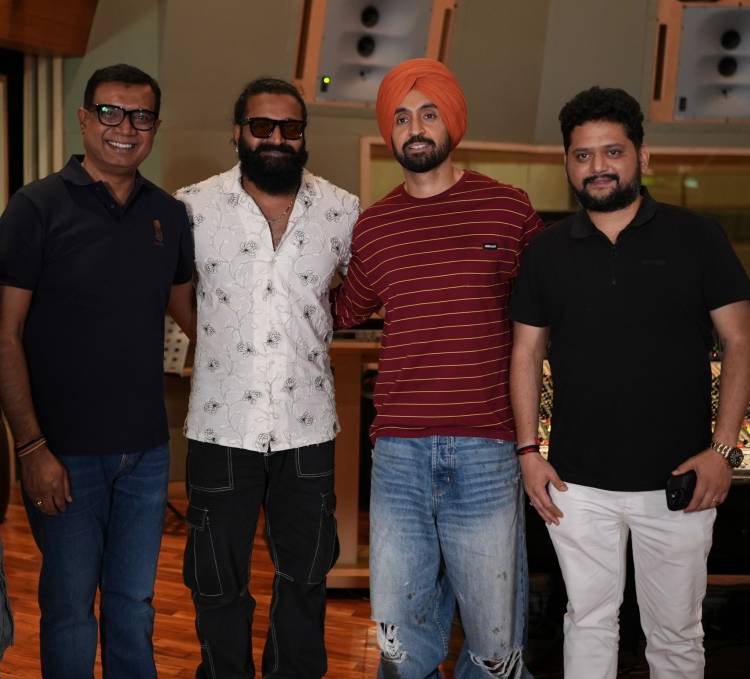 சிவனின் அருளாசியில், காந்தாரா சேப்டர் 1 இசை ஆல்பத்திற்காக, தில்ஜித் தோசாஞ் ஒரு  பாடல் பாடியுள்ளார் !!